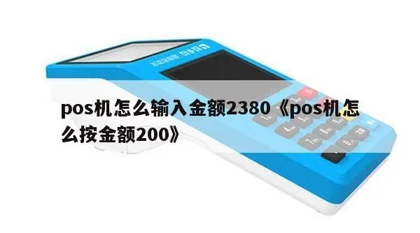 pos机怎么输入30020（详细操作步骤）