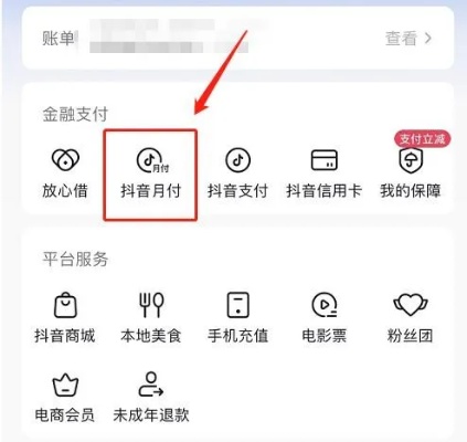 抖音月付哪里套出来啊？