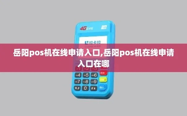 岳阳市POS机办理全攻略
